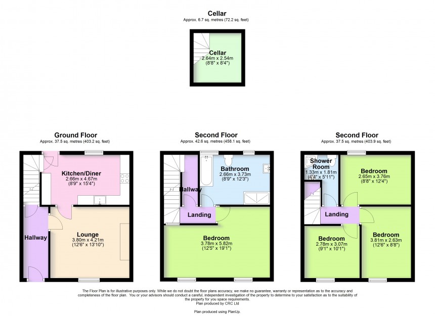 Floorplans For Albert Road, Shipley, West Yorkshire